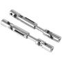 2PCS Drive Shaft for RC Truck, Metal Drive Shaft for WPL 1/16 RC Scale Military Truck Upgrade Replacement RC Accessories