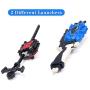 Ingooood Metal Master Fusion Gyro Toys for Kids, 6 Pieces Battling Top Battle Burst High Performance Set with 2 Launchers (H-9A)