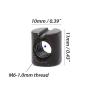binifiMux 50pcs Black Hex Socket Cap Bolts Barrel Nuts Assortment Kit for Crib Baby Bed Cots Furniture, M6 x 40mm/ 50mm/ 60mm/ 70mm/ 80mm