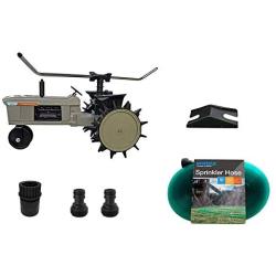 Watex WX44 Traveling Sprinkler and Sprinkler Hose Bundle