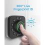 U-Bolt Pro Bluetooth Enabled Fingerprint and Keypad Smart Deadbolt + Bridge WiFi Adaptor | 6-in-1 Keyless Entry | Control Remotely Via Smartphone | Fingerprint ID | Anti-peep Code | Auto Unlock & Lock