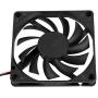 Pomya CPU Cooler 2pcs 8cm 12V CPU Cooling Fan CPU Fans Heat Sink Silent Mute Cooler for Computer PC