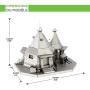 Fascinations Metal Earth Harry Potter Metal Earth Hagrids Hut 3D Metal Model Kit