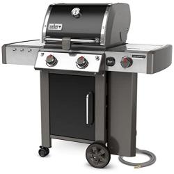 Weber, Black 65014001 Genesis II LX E-240 Natural Gas Grill, Two-Burner