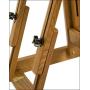 Creative Mark Mirage Studio Artist Easel for Canvas to 71'' High, Fully Adjustable from Horizontal to Vertical, Rolling Wheels - Natural Elm Wood
