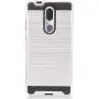 Z-GEN - for Coolpad Legacy 6.36'' (2019) 3705A - Brushed Style Hybrid Phone Case - CS3 Silver