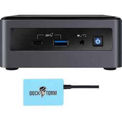 Intel NUC10i5FNH Home and Business Desktop Black (Intel i5-10210U 4-Core, 8GB RAM, 128GB m.2 SATA SSD, Intel UHD Graphics, WiFi, Bluetooth, 1xHDMI, SD Card, Win 10 Pro) with Hub