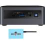 Intel NUC10i5FNH Home and Business Desktop Black (Intel i5-10210U 4-Core, 8GB RAM, 128GB m.2 SATA SSD, Intel UHD Graphics, WiFi, Bluetooth, 1xHDMI, SD Card, Win 10 Pro) with Hub