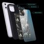 LuGeKe Dinosaur Skull Print Phone Case for iPhone 6/iPhone 6S,Dino Fossils Patterned Case Cover,Soft Silicone Case with Metal Sheet Anti-Stratch Bumper Protective Girls Phonecase(Dinosaur Bones)