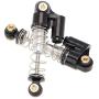 Facibom for Axial SCX24 90081 1/24 RC Crawler Car Upgrade Parts Metal Shock Absorber Damper Accessories,BK