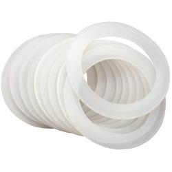 Platinum Silicone Sealing Rings Gaskets for Leak Proof Mason Jar Lids (10 Pack, Regular Mouth)