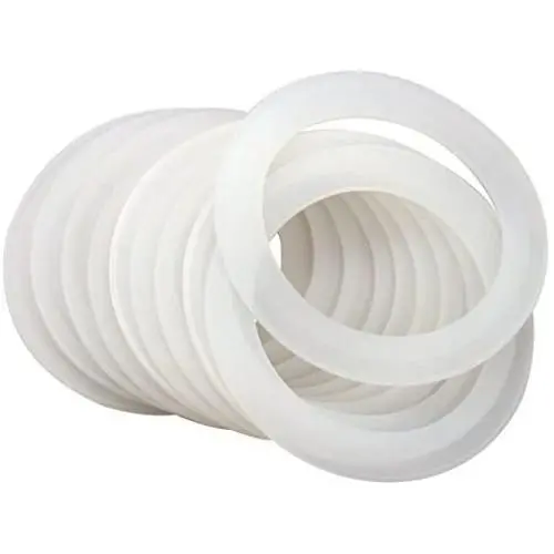 Platinum Silicone Sealing Rings Gaskets for Leak Proof Mason Jar Lids (10 Pack, Regular Mouth) Platinum Silicone Sealing Rings Gaskets for Leak Proof Mason Jar Lids (10 Pack, Regular Mouth)