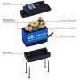 SunFounder 20KG Servo Motor Waterproof High Torque Servo, SF3218MG Metal Gear Digital Servo, Aluminium Case, Control Angle 270° for RC Robot Cars