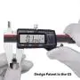 VINCA DCLA-0605 Electronic Digital Vernier Micrometer Caliper Measuring Tool Stainless Steel Large LCD Screen 0-6 Inch/150mm, Inch/Metric/Fractions, Red/Black VINCA DCLA-0605 Electronic Digital Vernier Micrometer Caliper Measuring Tool Stainless Steel Large LCD Screen 0-6 Inch/150mm, Inch/Metric/Fractions, Red/Black