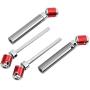 RC Drive Shaft Metal Upgrade Universal Drive Shaft 110-155mm for SCX10 CC01 D90 D110 RC Crawler Accessory
