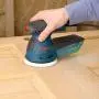 Bosch ROS20VSC Palm Sander - 2.5 Amp 5 in. Corded Variable Speed Random Orbital Sander/Polisher Kit with Dust Collector and Soft Carrying Bag, Blue Bosch ROS20VSC Palm Sander - 2.5 Amp 5 in. Corded Variable Speed Random Orbital Sander/Polisher Kit with Dust Collector and Soft Carrying Bag, Blue