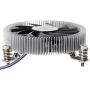 SilverStone Technology SST-NT07-115X-USA LGA1150/1151/1155/1156/1200 CPU Cooler Low Profile 23mm Tall for 65W TDP Support with 80mm PWM Fan SST-NT07-115X