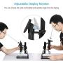 Koolertron 5 inch LCD 1080P Digital Microscope Wireless Remote Control Up to 560x Magnification with Adjustable Stand, USB/HDMI/AV Output Camera Video Recorder with 8 LED Adjustable Light Source