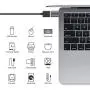 nonda USB C to USB Adapter(2 Pack),USB-C to USB 3.0 Adapter,USB Type-C to USB,Thunderbolt 3 to USB Female Adapter OTG for MacBook Pro2019,MacBook Air 2020,iPad Pro 2020,More Type-C Devices(Space Gray)