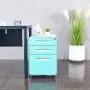 File Cabinet Mobile, Merax 3 Drawer Metal Pedestal Filing Cabinets w/ 2 Lock Keys, 5 Rolling Casters, Fully Assembled Storage for Home Office Modern Vertical Hanging Folders A4 Letter Size,Light Blue File Cabinet Mobile, Merax 3 Drawer Metal Pedestal Filing Cabinets w/ 2 Lock Keys, 5 Rolling Casters, Fully Assembled Storage for Home Office Modern Vertical Hanging Folders A4 Letter Size,Light Blue