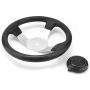 Go Kart Steering Wheel,11.8in Steering Wheel Plastic + Metal for 150cc 250cc Quad Dirt Bike Hammerhead Kandi JCL