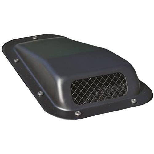 Land Rover Defender Raised Wing Top Air Intake Grill Black Metal Right DA4001