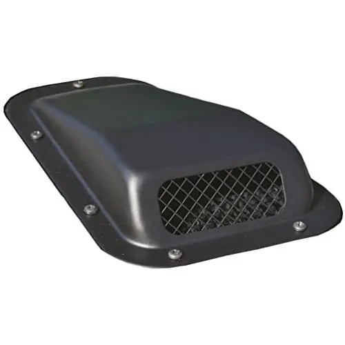 Land Rover Defender Raised Wing Top Air Intake Grill Black Metal Right DA4001 Land Rover Defender Raised Wing Top Air Intake Grill Black Metal Right DA4001