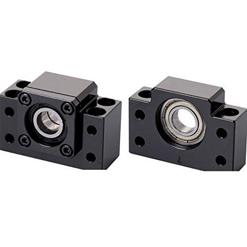 2pcs in Lots Ballscrew End Supports 1pcs BK10 + 1pcs BF10 for CNC Router Parts RM / SFU1204 Ballscrew 1204 Ball Screw End Support