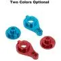 GoolRC RC Car 25T Steering Servo Arm Horn Buffer for 1:12 WLtoys 12428 12423 FY-03 RC Rock Crawler Vehicle Parts (Blue)