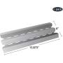 Hongso 15.875 inches Stainless Steel Heat Plate Shield Tents Replacement for Gas Grills Models by Broil-Mate, Huntington, Rebel Grill Parts, Broil King, Sterling, Patriot, Baron and Others, 4-Pack