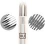 Metal Skewers for Grilling, 304 Stainless Steel Kabob BBQ Flat Sticks 13 Inch Extra Long for Rotating Grill (22 PCs with Tube Storage)