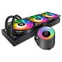 Deepcool Castle 360 RGB V2 Anti-Leak Radiator 360mm Heatsink RGB Rainbow Addressable 5V Add RGB 3-Pin Compatible Intel 115X/2066 and AMD Tr4/Am4