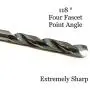2/pack Solid Carbide Drill Bit 3/32 inch for Hardened Steel Hard ness HRa 91.3 AEROSPACE STANDARD K20 Tungsten Carbide Jobber Length Twist Drill for Metal 118 degree Four Facet Point Angle Fractional Size 2/pack Solid Carbide Drill Bit 3/32 inch for Hardened Steel Hard ness HRa 91.3 AEROSPACE STANDARD K20 Tungsten Carbide Jobber Length Twist Drill for Metal 118 degree Four Facet Point Angle Fractional Size
