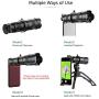 Apexel High Power 36x HD Telephoto Lens with Tripod for iPhone XR,XS MAX,XS,X,8,7,6,6Plus Android Smartphone
