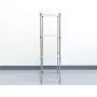Mind Reader 4 Shelf Metal All Purpose Heavy Duty Adjustable Shelving Unit, Silver Mind Reader 4 Shelf Metal All Purpose Heavy Duty Adjustable Shelving Unit, Silver