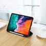 SIWENGDE Case for iPad Pro 11 Inch 2020 2nd Generation Support iPad 2nd Pencil Charging & Pair, Slim Lightweight Trifold Stand Smart Protective Case Cover for Kids, Auto Wake/Sleep (Black)