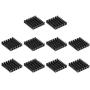 uxcell Electronic Radiators Heatsink for MOS GPU IC Chip Black 25 x 25 x 5 mm 10pcs