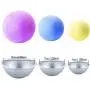Caydo 30 Pieces 3 Sizes DIY Metal Bath Bomb Mold 15 Set for Crafting Your Own Fizzles