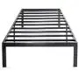 Best Price Mattress 14 Inch Metal Platform Beds w/ Heavy Duty Steel Slat Mattress Foundation (No Box Spring Needed), Black Best Price Mattress 14 Inch Metal Platform Beds w/ Heavy Duty Steel Slat Mattress Foundation (No Box Spring Needed), Black