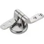 Alotm Stainless Steel Toilet Seat Sturdy Hinge Replacement Parts, 1 Set Mountings with Bolts and Nuts for Replacement DIY Repair Alotm Stainless Steel Toilet Seat Sturdy Hinge Replacement Parts, 1 Set Mountings with Bolts and Nuts for Replacement DIY Repair