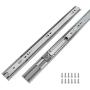 1 Pair Full Extension Drawer Slides 18 inch Heavy Duty Drawer Slides – LONTAN 4502S3-18 Soft Close Ball Bearing Side Mount Drawer Slides 100lb Capacity Drawer Runners