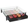DecoBros Crystal Tempered Glass Nespresso Vertuoline Storage Drawer Holder for Capsules DecoBros Crystal Tempered Glass Nespresso Vertuoline Storage Drawer Holder for Capsules