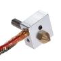 Aibecy DIY Hot End Kit 0.4mm Nozzle & M6 30mm Extruder Throat & 12V 40W Heater & NTC 3950 Thermistor & Aluminum Heater Block for RapRep i3 Anet A2 A8 3D Printer Replacement
