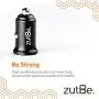 zutBe USB-C PD and USB-A QC 3.0, 36W Compact Metal Fast Car Charger for iPhone 12, 11, X, iPad Pro, Pixel, Samsung Galaxy S20/S10 and More. [Be Charitable, Powerful, Safe, Compatible, Confident]