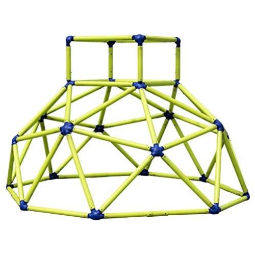 Eezy Peezy Monkey Bars Climbing Tower - Active Outdoor Fun for Kids Ages 3 to 8 Years Old, Green/Blue