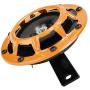 Novelbee 12V 110db Electric Super Horn with Bracket,High Tone and Low Tone Metal Twin Horn Kit for Boat,Car,Truck,Motorcycle (Orange)