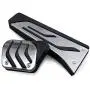 AutoBig No Drill Steel Sport Footrest Dead Gas Brake Pedals Cover for BMW 2 3 4 Series F22 F23 F30 F31 F34 F32 F33 F36 AutoBig No Drill Steel Sport Footrest Dead Gas Brake Pedals Cover for BMW 2 3 4 Series F22 F23 F30 F31 F34 F32 F33 F36