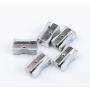 24 Super Pack BNC Metal Rectangular Silver Pencil Sharpeners Pack of 24