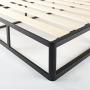 ZINUS Metal Box Spring with Wood Slats /9 Inch Mattress Foundation / Sturdy Steel Structure / Easy Assembly, King