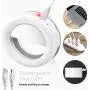 LimoStudio LED Portable Mini Selfie Ring Light for Smartphone, Camera Light for iPhone, iPad, Samsung Galaxy, Brightness Level Control, Rechargeable USB Cable, Cleaning Cloth, Photo Studio, AGG1049V2
